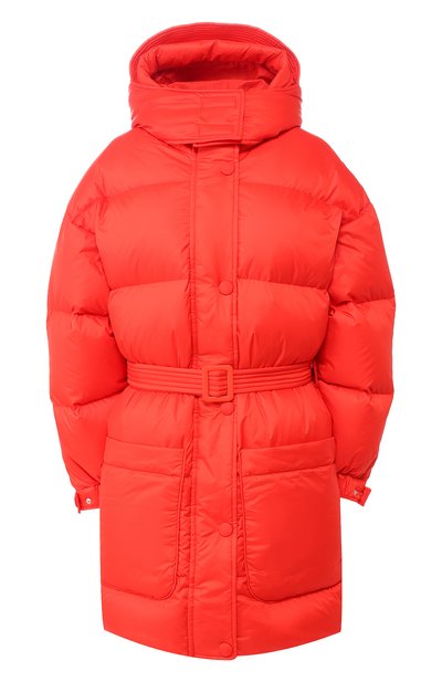 Однотонный стеганый пуховик с поясом и капюшоном IENKI IENKI, арт. KILLER J, фото 1