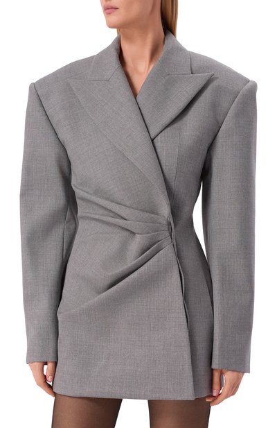 Шерстяное платье BALMAIN, арт. GF1R9409/WD39, фото 3