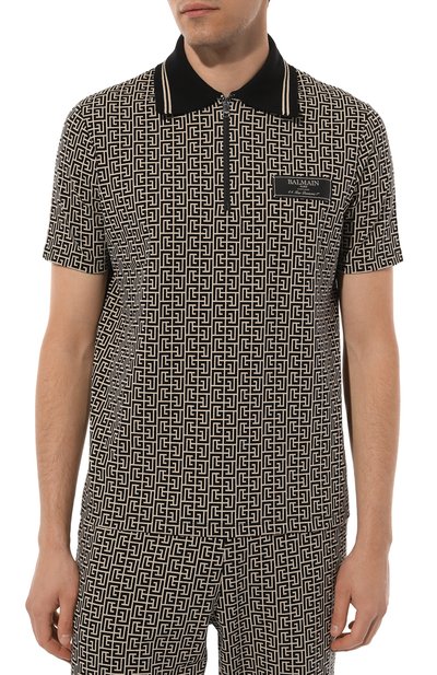 Хлопковое поло BALMAIN, арт. DH1GC027/JC97, фото 3