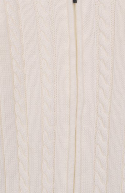 Шерстяной комбинезон BABY T белого цвета по цене 15600 руб., арт. 25AI041TZ/1M-12M, фото 3 Шерстяной комбинезон BABY T, арт. 25AI041TZ/1M-12M, фото 3