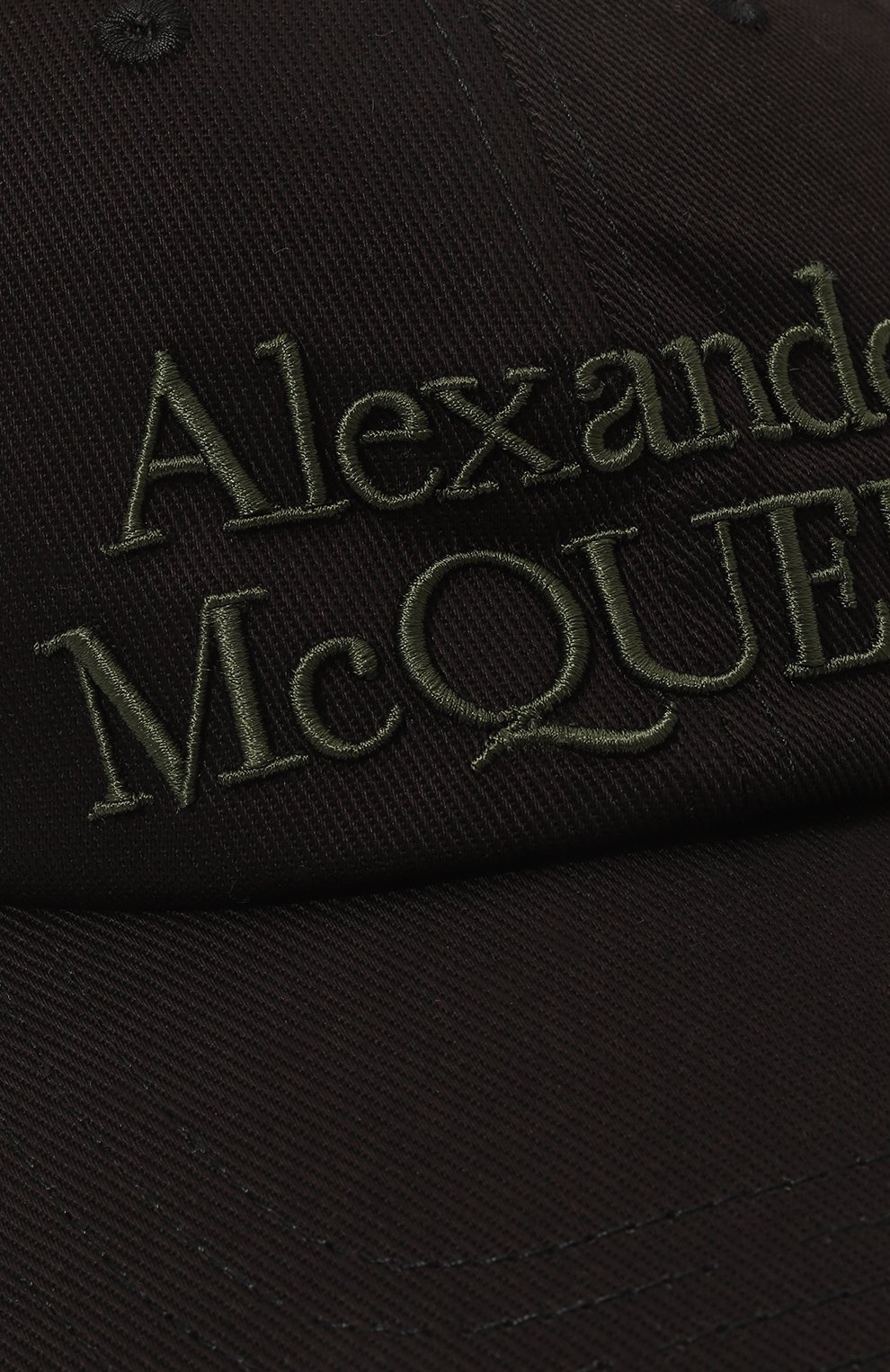 Хлопковая бейсболка ALEXANDER MCQUEEN, арт. 688658/4105Q, фото 4