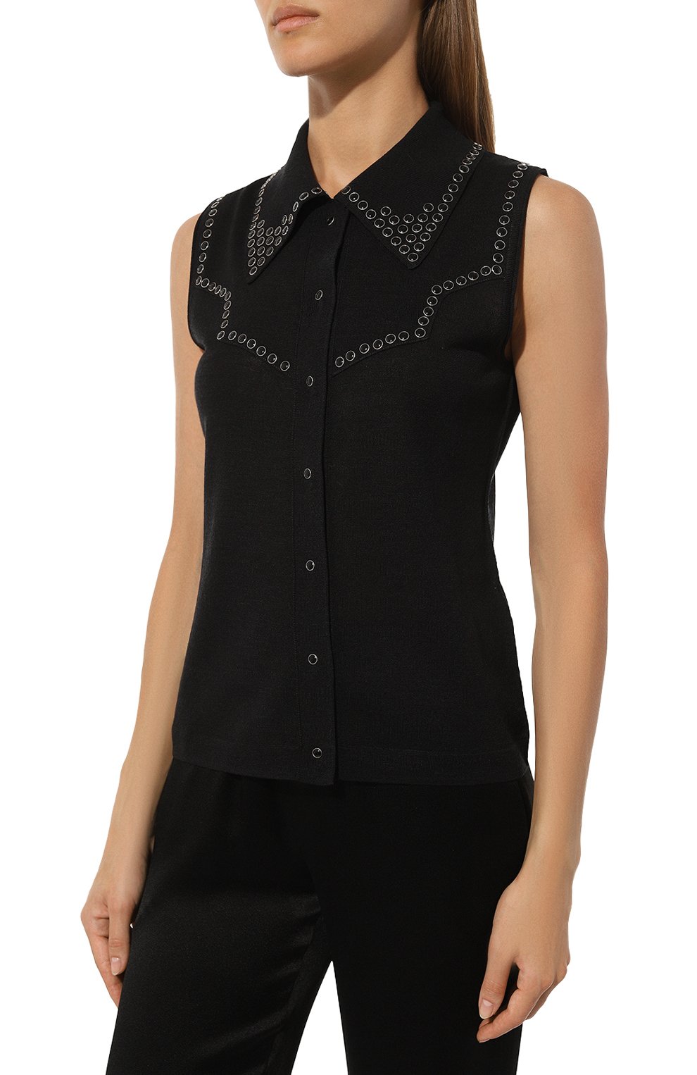 Топ из шерсти и хлопка DOROTHEE SCHUMACHER, арт. 610107, фото 3