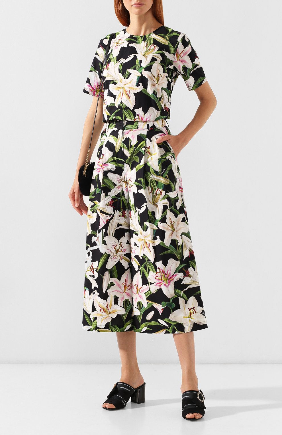 Хлопковые брюки DOLCE & GABBANA, арт. FTA5NT/HS5E0, фото 2