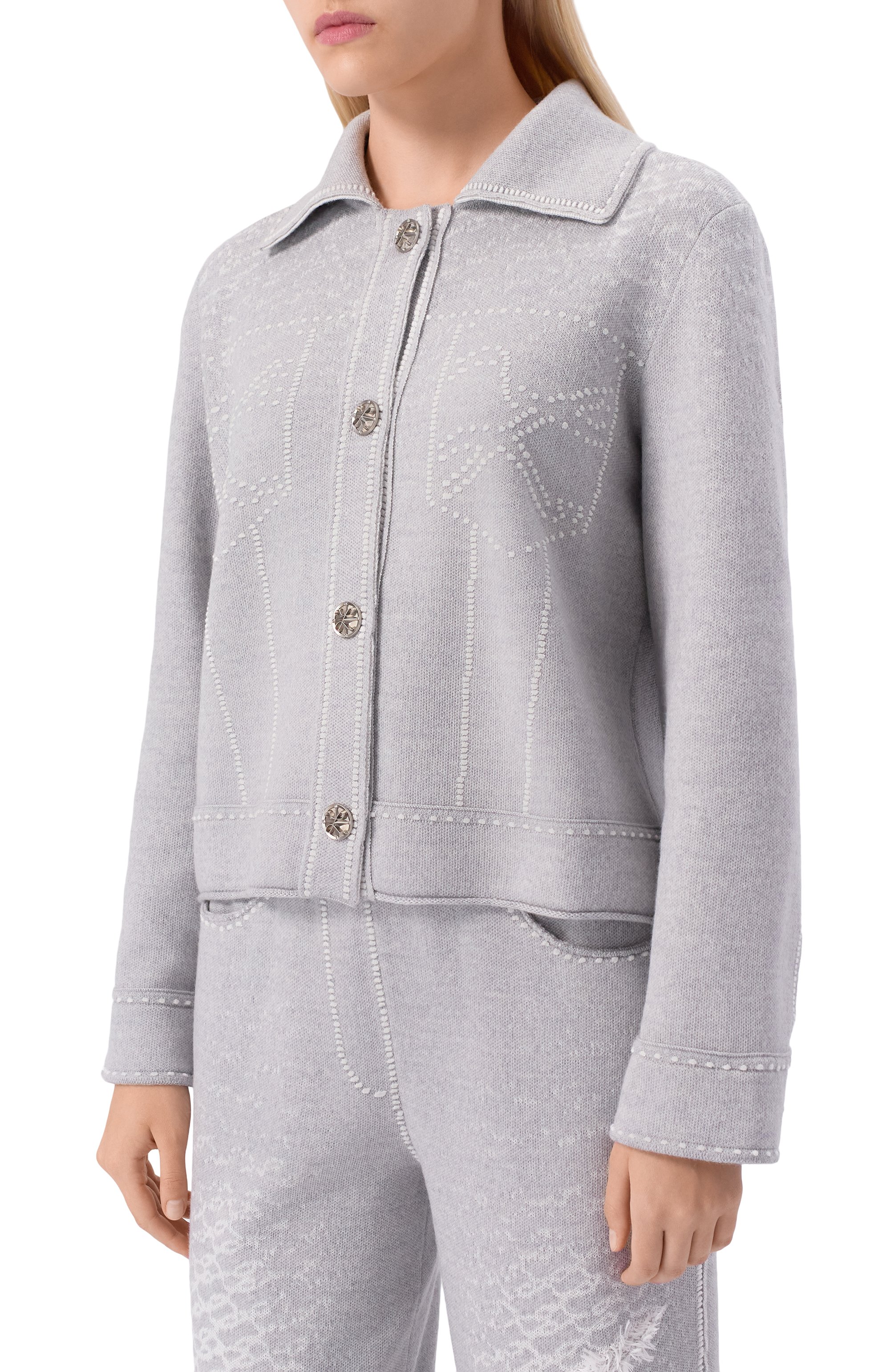 Жакет из шерсти и хлопка AND THE BRAND, арт. W26-JT031-1202-901, фото 3