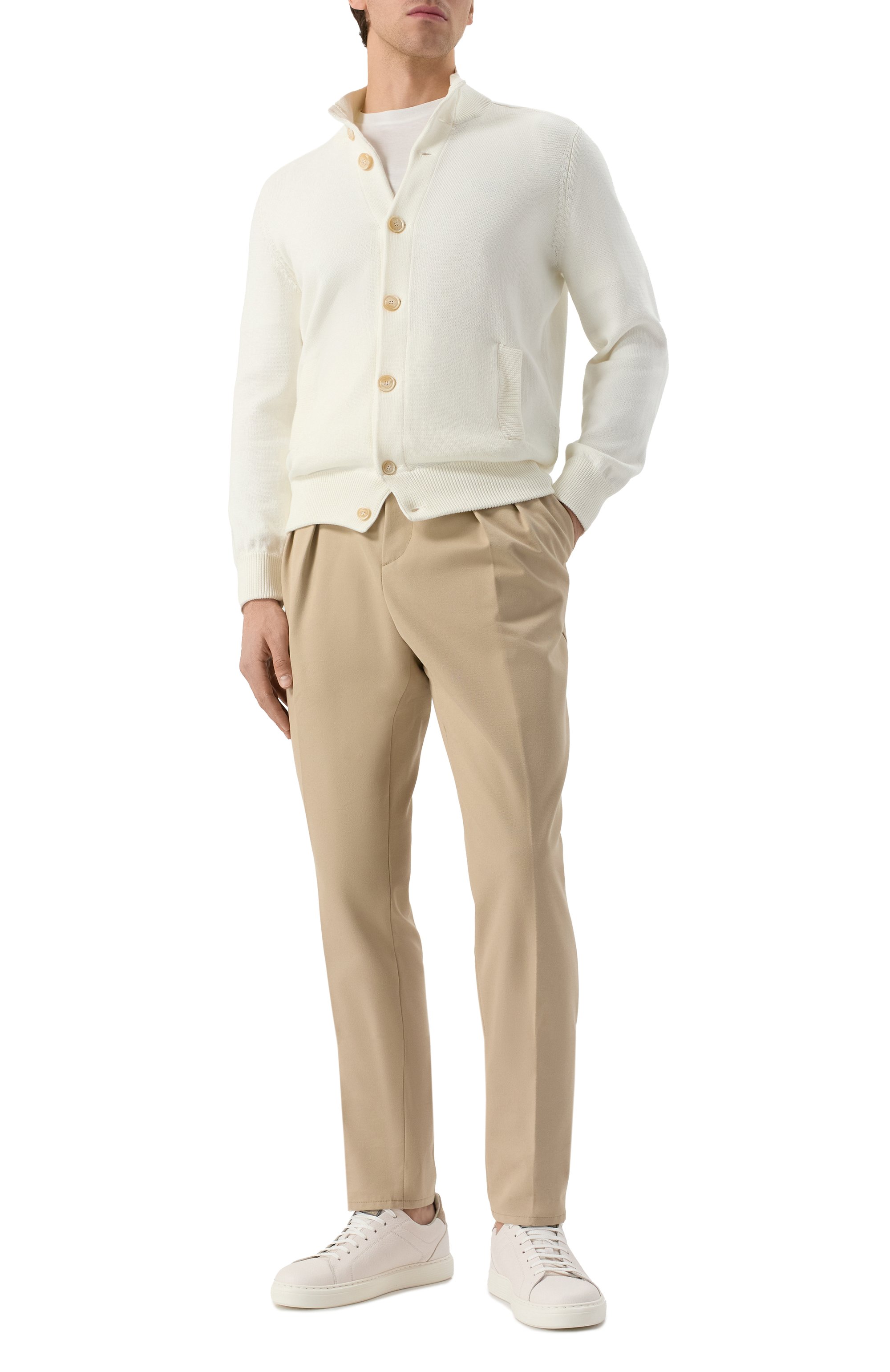 Хлопковый кардиган BRUNELLO CUCINELLI, арт. M28707006, фото 2