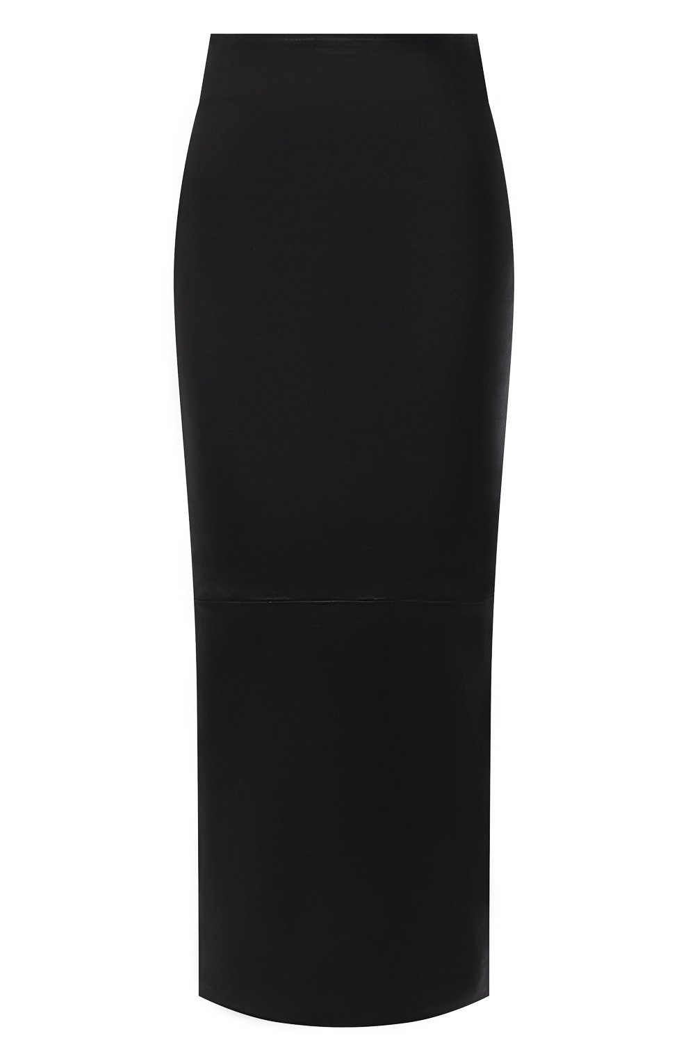 Кожаная юбка SPRWMN черного цвета по цене 97000 руб., арт. SKT-024-L/TUBE SKIRT, фото 1 Кожаная юбка SPRWMN, арт. SKT-024-L/TUBE SKIRT, фото 1