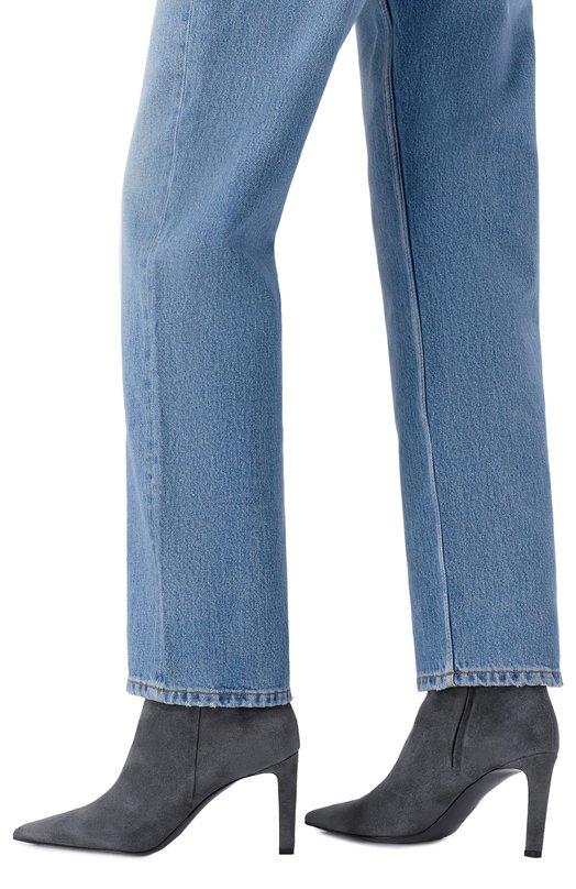 Замшевые ботильоны Frankie 85 Jimmy Choo FRANKIEAB85SVV Серый  FRANKIEAB85SVV Фото 2