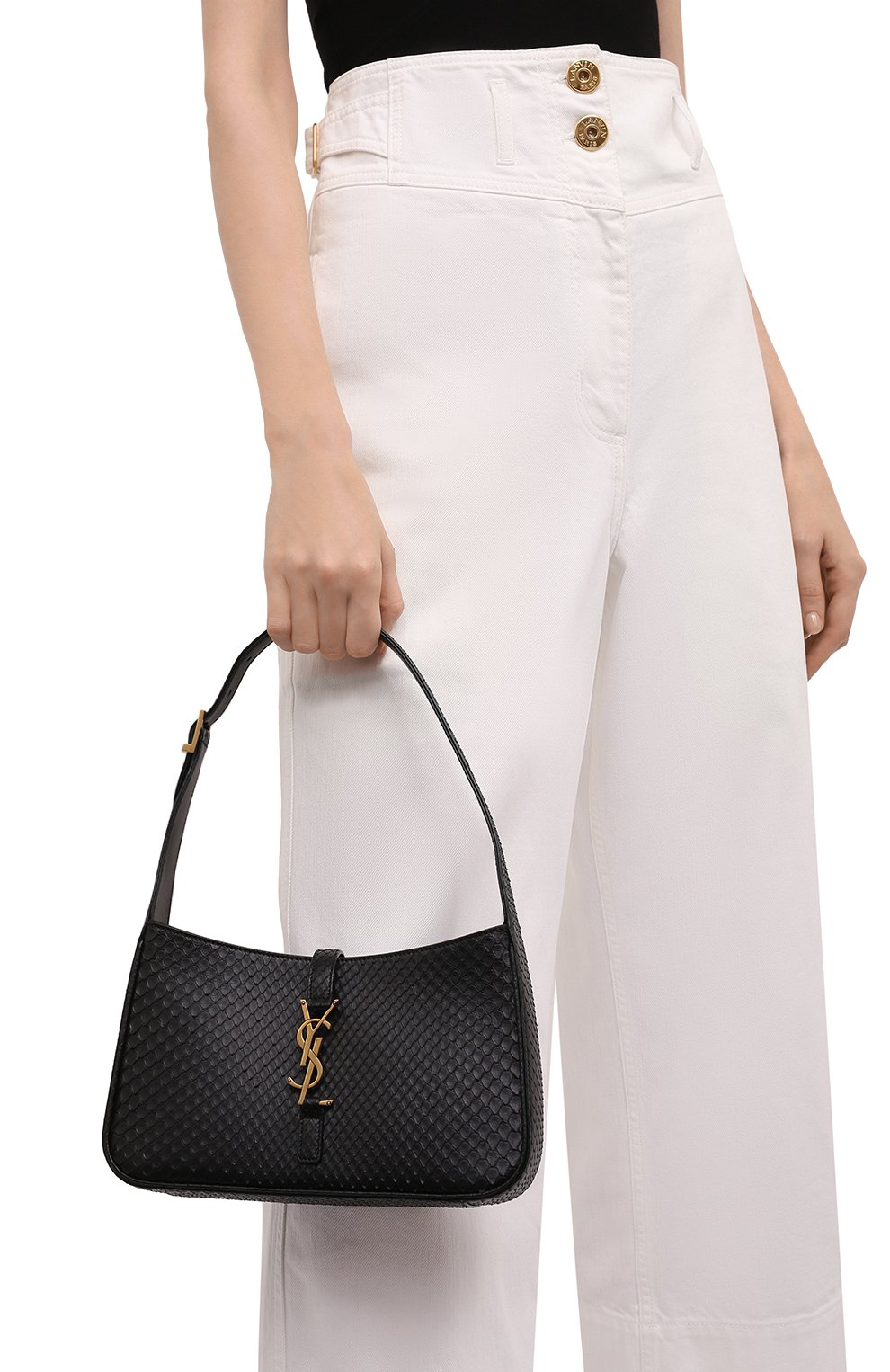 Сумка le 5 à 7 из кожи питона SAINT LAURENT, арт. 657228/LFQHW/PBIV, фото 2