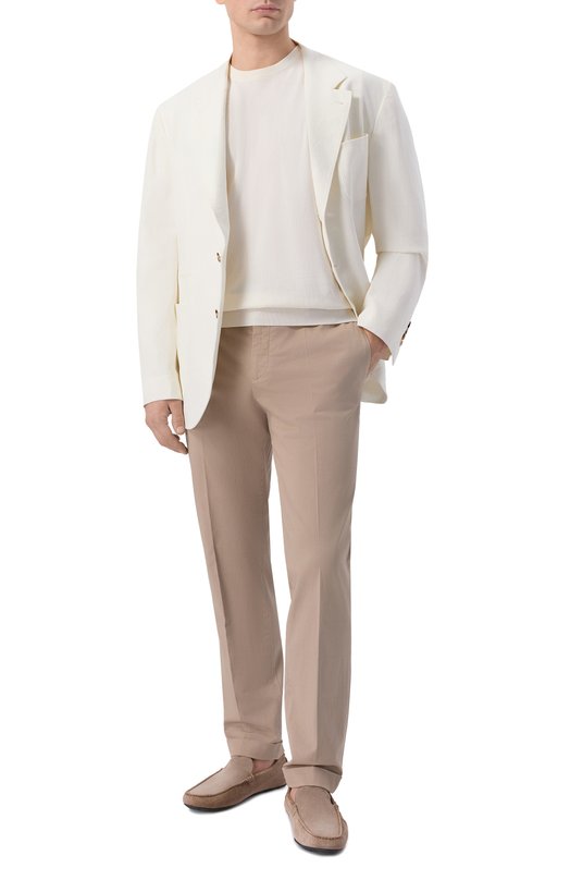 Замшевые мокасины Granprix Blu Barrett GPX-11727.6/LIGHT CASHEMERE Бежевый  GPX-11727.6/LIGHT CASHEMERE Фото 2