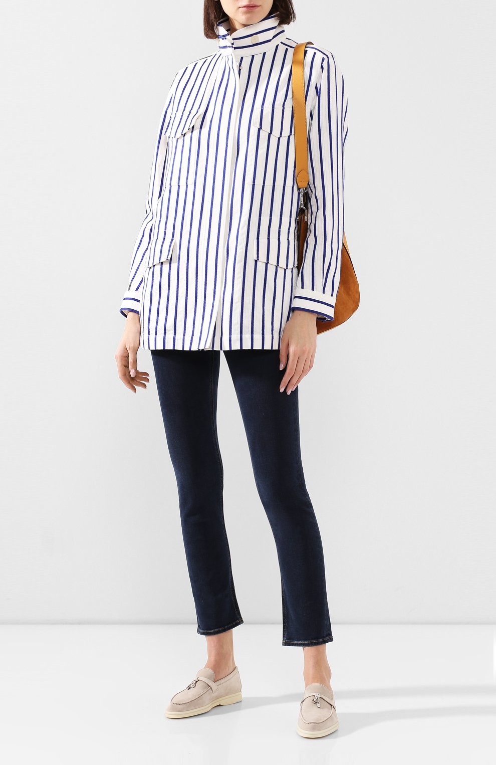 Замшевые лоферы summer charms walk LORO PIANA, арт. FAE5444, фото 2