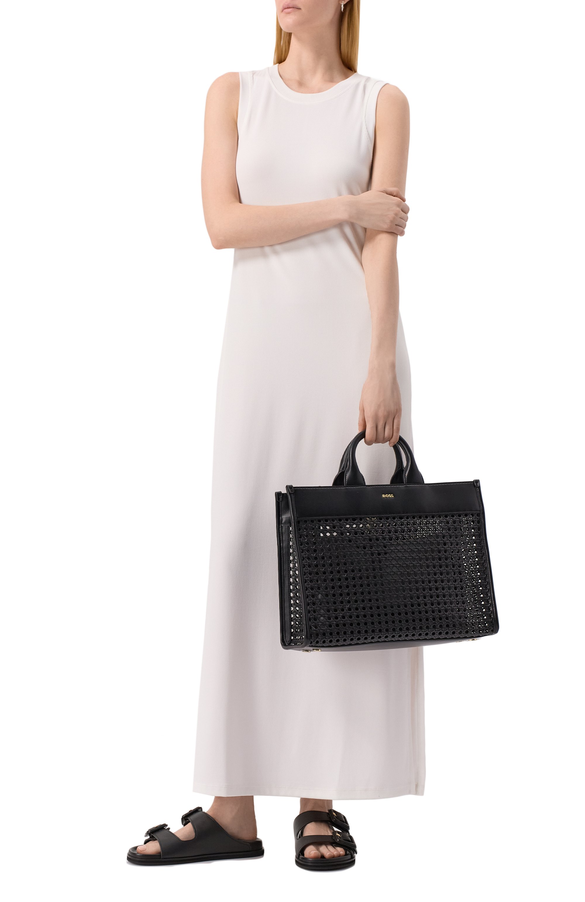 Кожаные шлепанцы freyah BOSS, арт. 50542329, фото 2