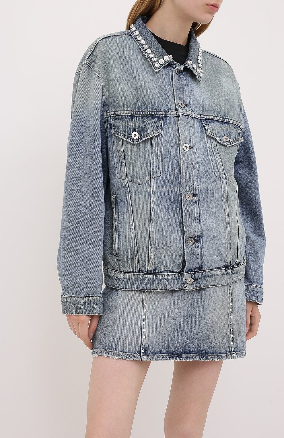 Джинсовая куртка MIU MIU, арт. GWB060-1S90-F0013, фото 3