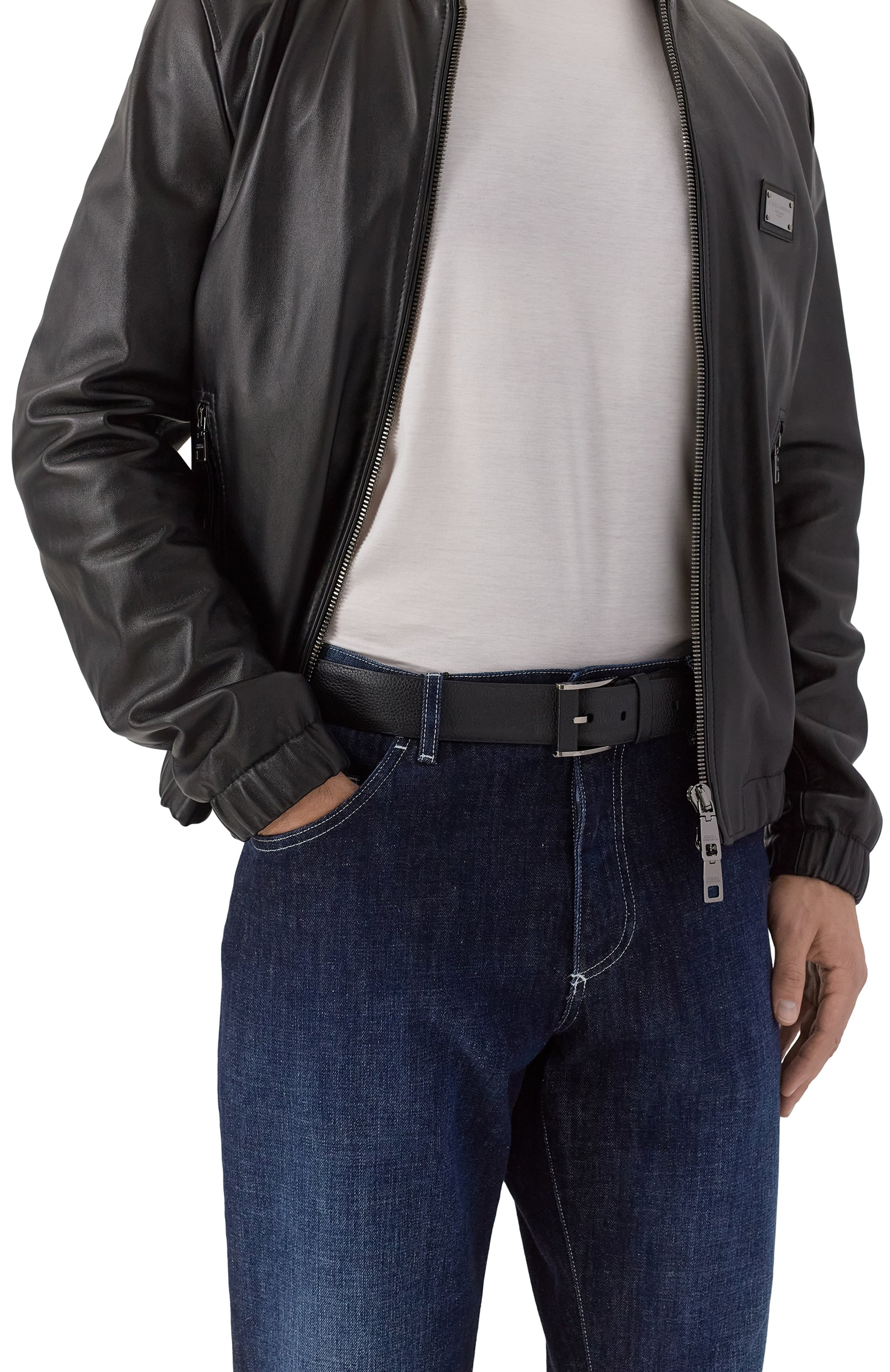 Кожаный ремень ZILLI черного цвета по цене 120000 руб., арт. B12640M1990VPAL00, фото 2 Кожаный ремень ZILLI, арт. B12640M1990VPAL00, фото 2