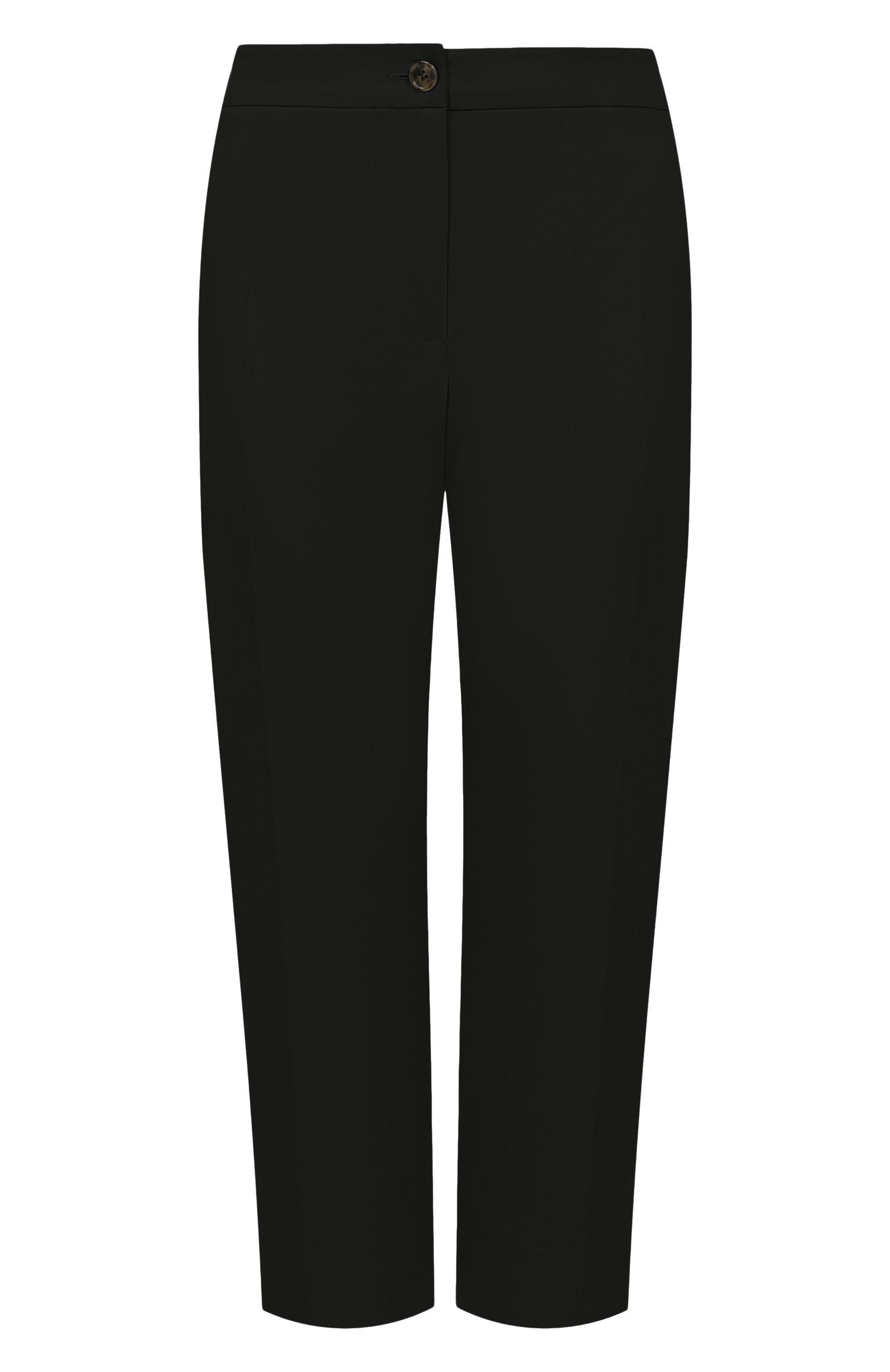 Хлопковые брюки PERSONA BY MARINA RINALDI черного цвета по цене 15200 руб., арт. VERVE, фото 1 Хлопковые брюки PERSONA BY MARINA RINALDI, арт. VERVE, фото 1