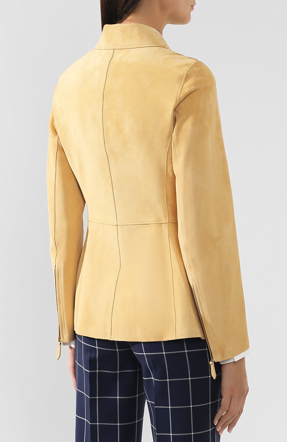 Замшевая куртка BURBERRY бежевого цвета по цене 444000 руб., арт. 8013803, фото 4 Замшевая куртка BURBERRY, арт. 8013803, фото 4