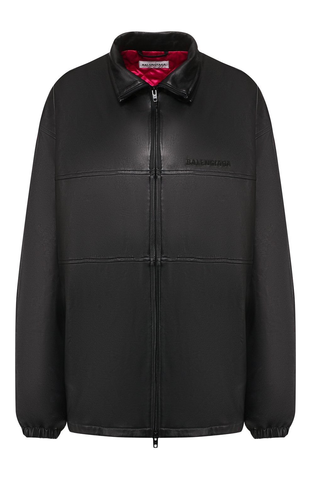 Кожаная куртка BALENCIAGA черного цвета по цене 229000 руб., арт. 583516/TES07, фото 1 Кожаная куртка BALENCIAGA, арт. 583516/TES07, фото 1
