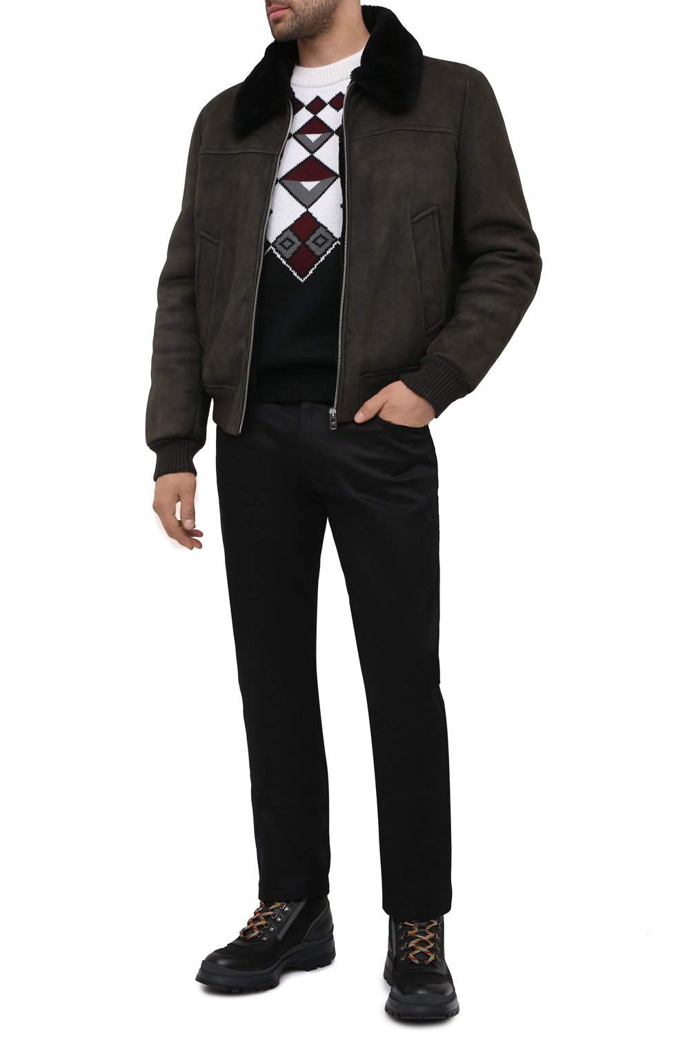 Комбинированные ботинки PRADA, арт. 2TE143-3KML-F0AH9-G000, фото 2