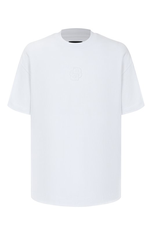 Хлопковая футболка BOSS 50555106 Белый 50555106