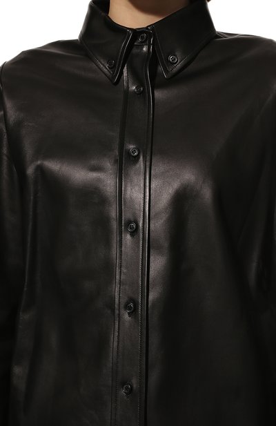 Кожаная куртка MIU MIU черного цвета по цене 370000 руб., арт. MPC184-104S-F0002, фото 5 Кожаная куртка MIU MIU, арт. MPC184-104S-F0002, фото 5