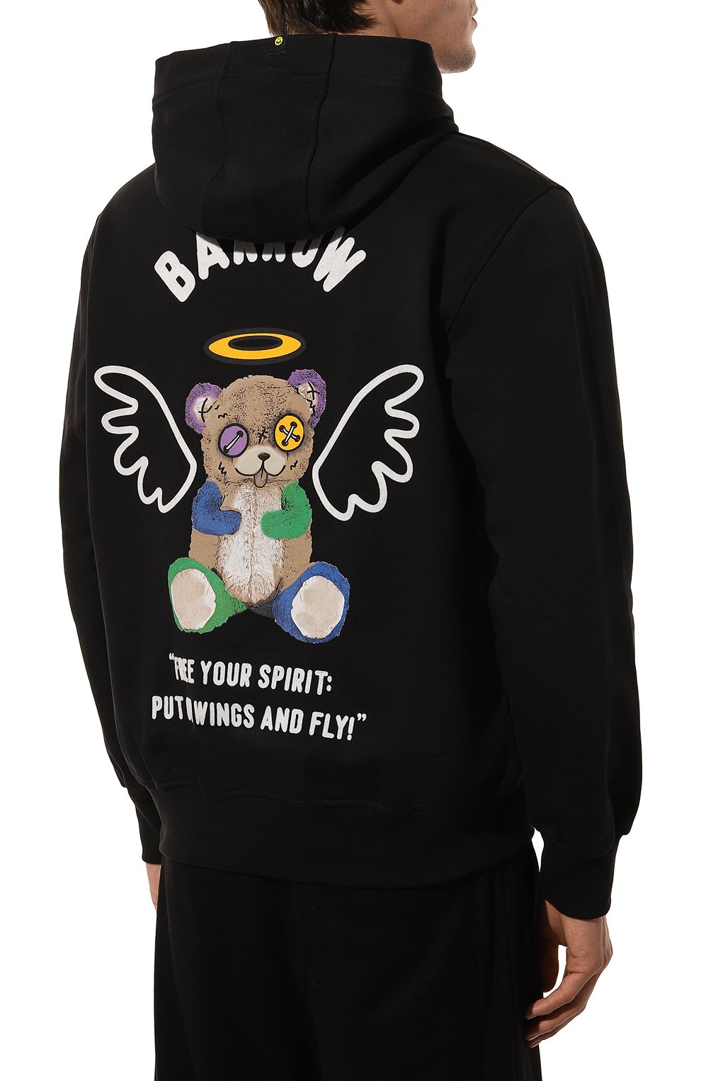 Хлопковое худи BARROW, арт. F4BWMAHS087, фото 4