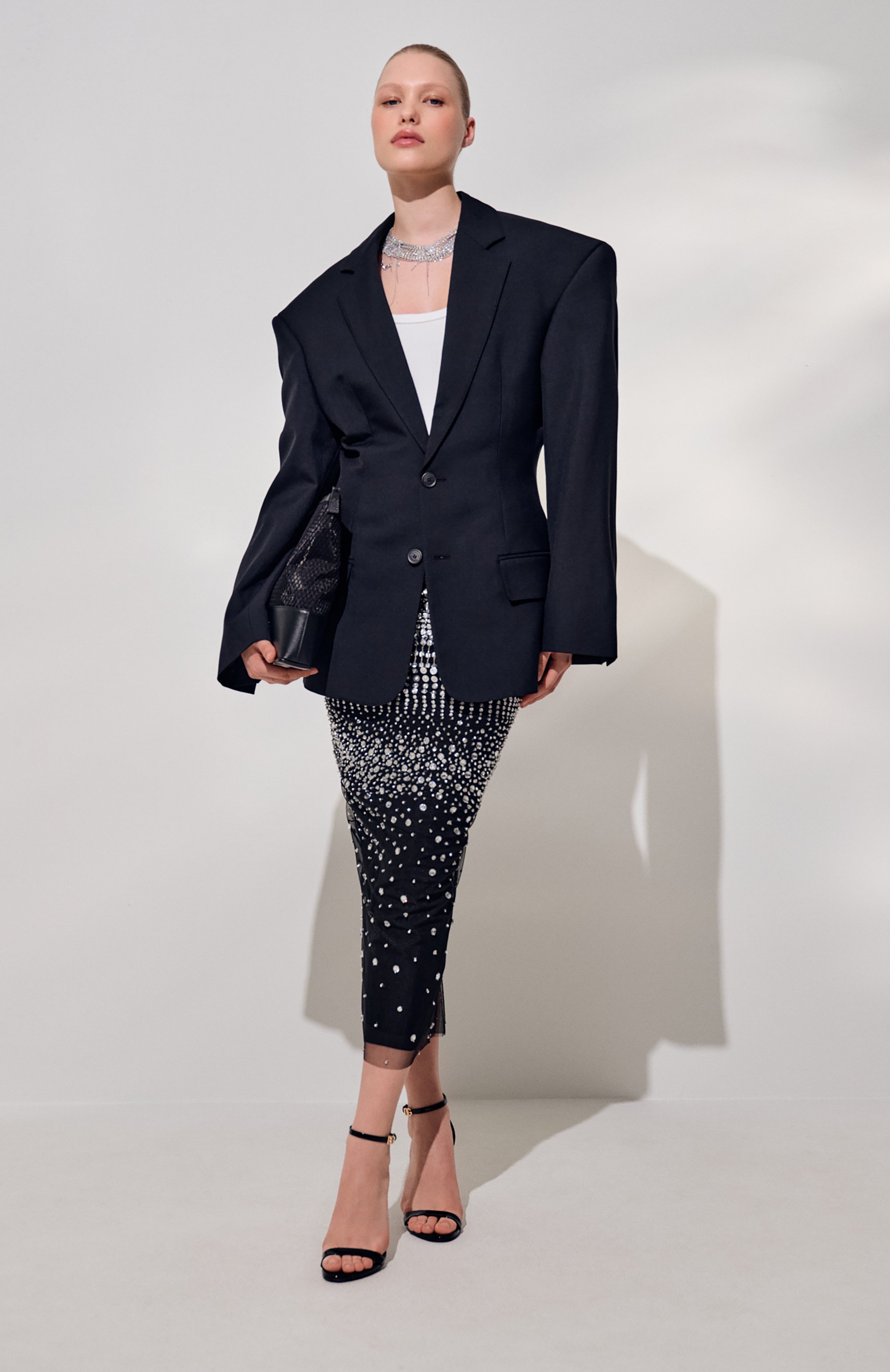 Юбка с отделкой стразами ZUHAIR MURAD, арт. RSK25045/EMSQ001, фото 7