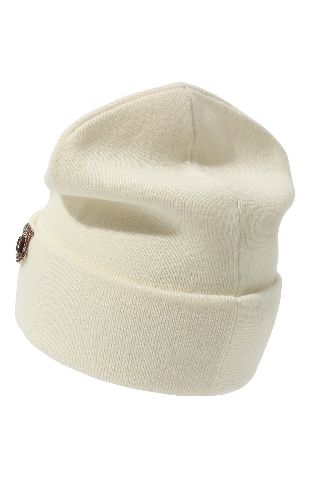 Кашемировая шапка BRUNELLO CUCINELLI молочного цвета по цене 75100 руб., арт. M12135689P, фото 3 Кашемировая шапка BRUNELLO CUCINELLI, арт. M12135689P, фото 3