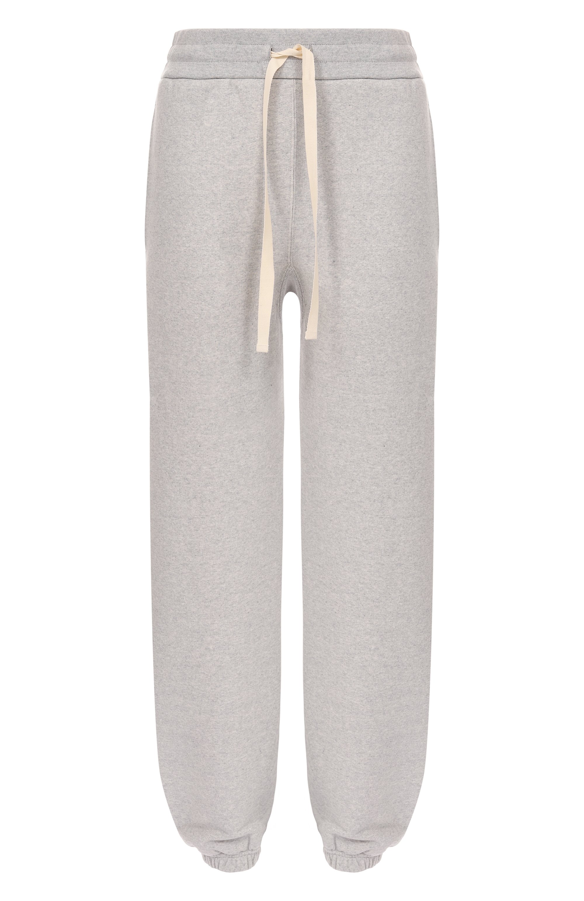 Хлопковые джоггеры JIL SANDER серого цвета по цене 78400 руб., арт. J53KA0006/J20010, фото 1 Хлопковые джоггеры JIL SANDER, арт. J53KA0006/J20010, фото 1