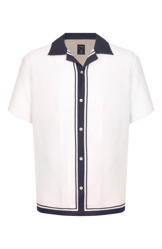 Льняная рубашка Van Laack VL-RIDU-S/170548_001 Белый VL-RIDU-S/170548_001