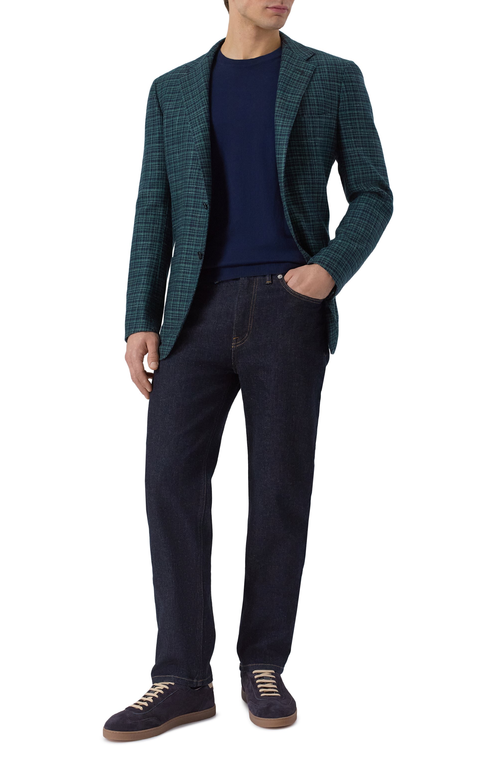 Пиджак из кашемира и шерсти KITON, арт. UG81K0116G28, фото 2