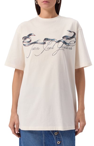 Хлопковая футболка JEAN PAUL GAULTIER, арт. 25/34-F-TS118I-J090, фото 3