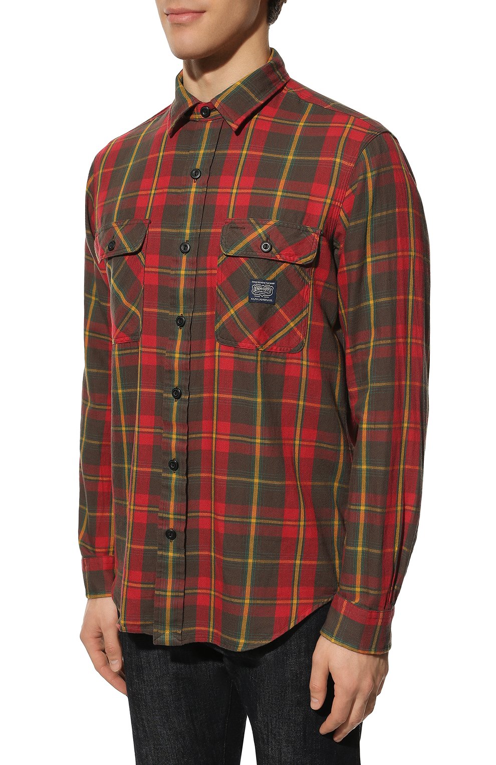 Хлопковая рубашка POLO RALPH LAUREN, арт. 710858324/5477, фото 3