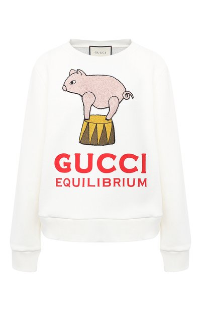 Женский хлопковый свитшот GUCCI, арт. 623450/XJCRW