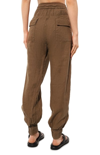 Льняные джоггеры BOSS, арт. 50489679, фото 4