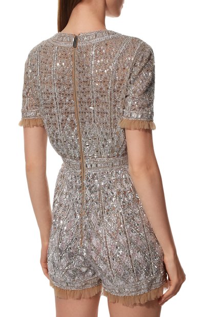 Комбинезон с отделкой пайетками и бисером ZUHAIR MURAD, арт. RD-SS17-035 JS, фото 4