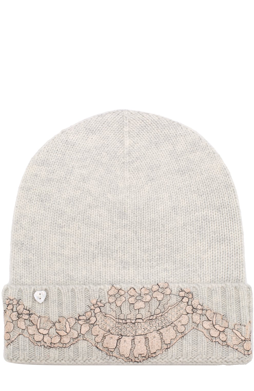 Кашемировая шапка бини с кружевной отделкой VINTAGE SHADES, арт. 13157A, фото 2