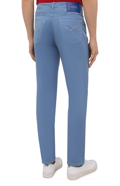 Брюки из хлопка и шелка ZILLI, арт. M0V-D0120-C0L01/S001, фото 4