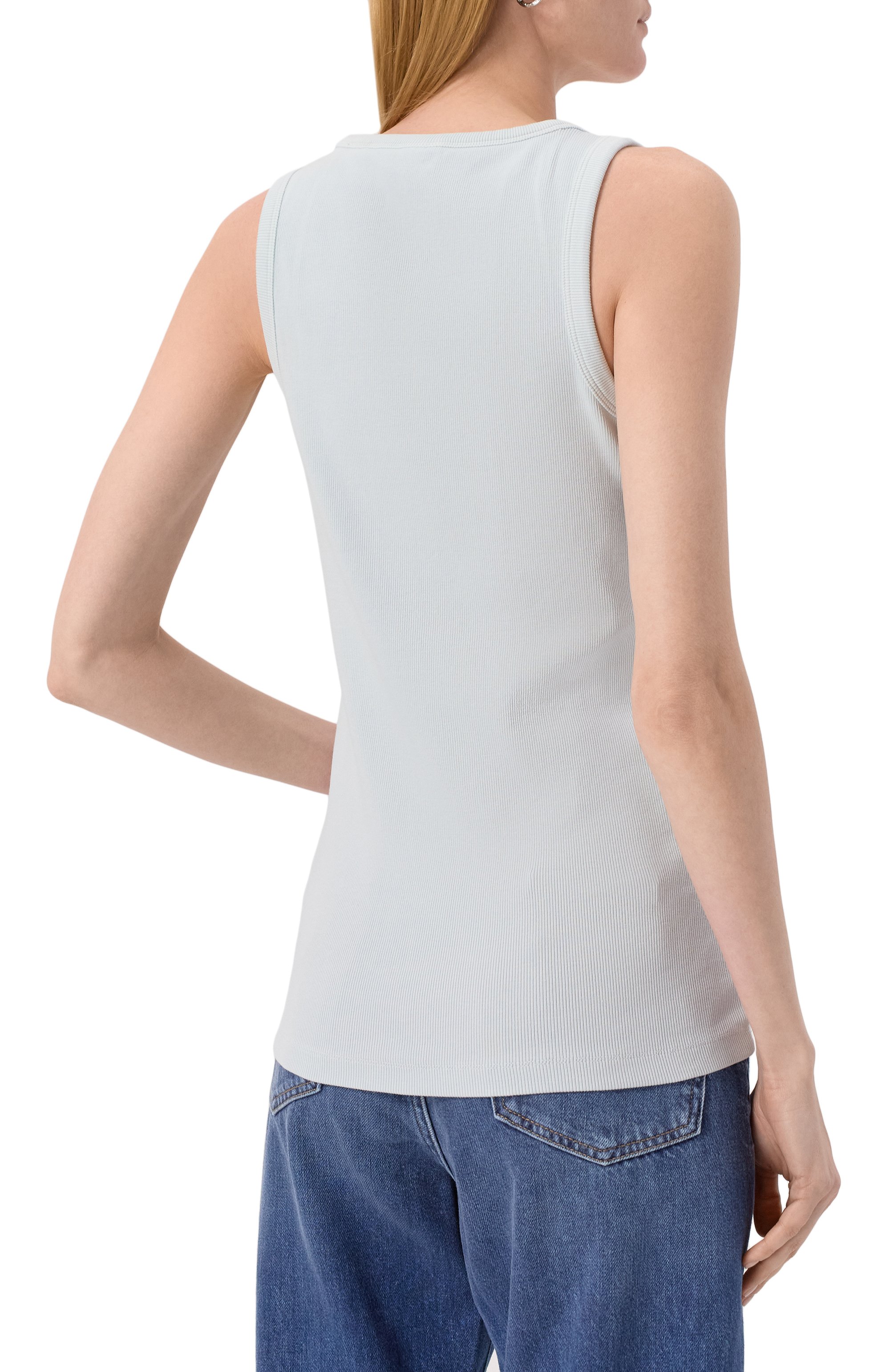 Хлопковая майка BOSS ORANGE, арт. 50536985, фото 4