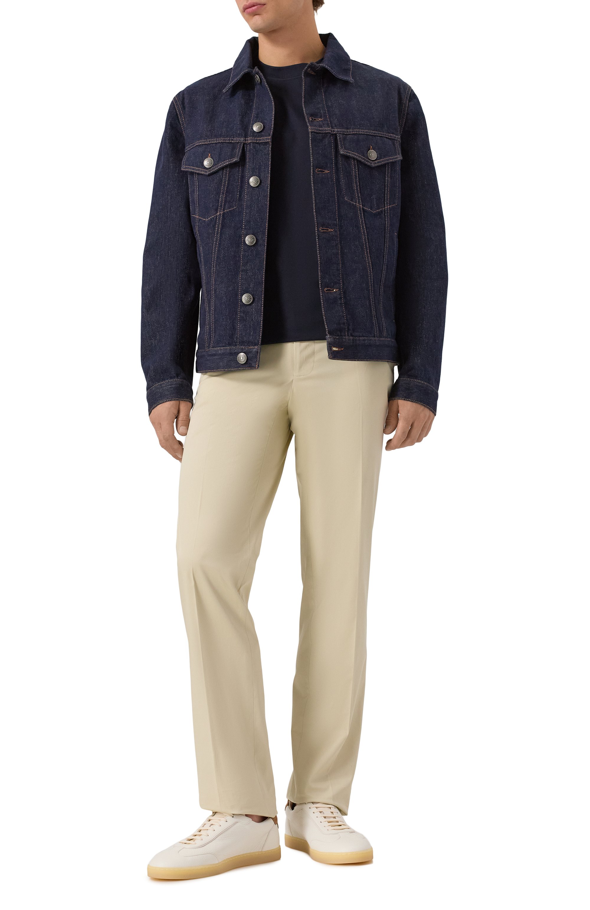 Хлопковая футболка BRUNELLO CUCINELLI, арт. M0B131308, фото 2