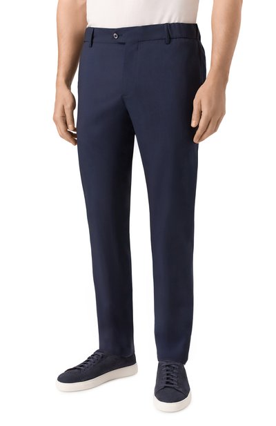 Брюки из шерсти и шелка MARCO PESCAROLO, арт. STRIKE/5314, фото 3