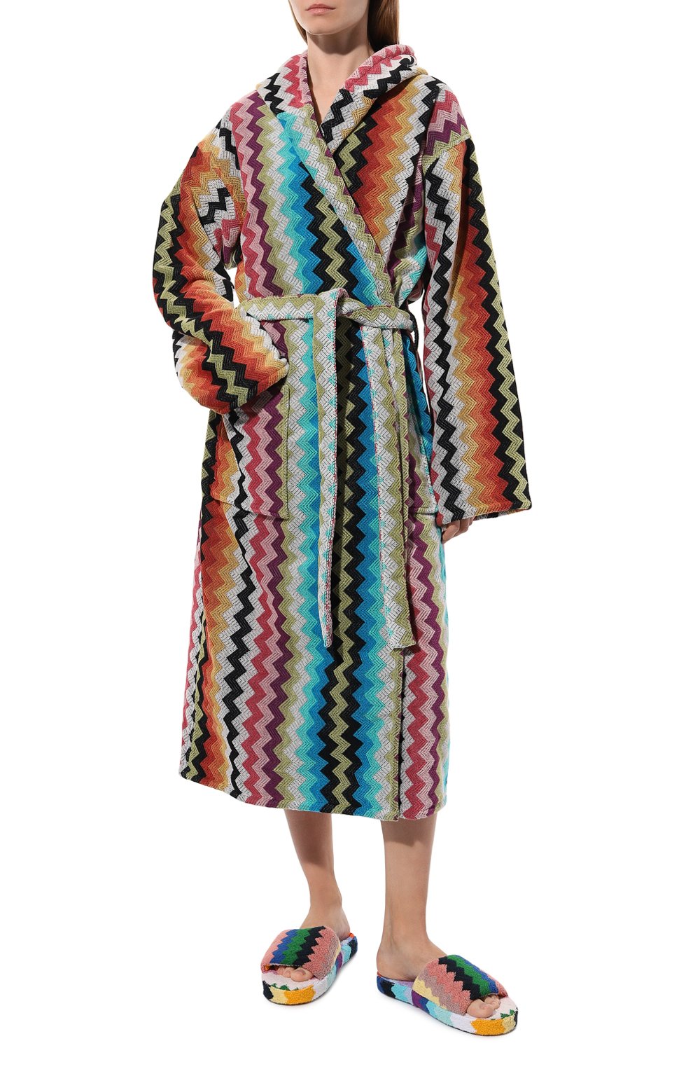 Хлопковый халат MISSONIHOME, арт. 1B3AC99711/100, фото 2