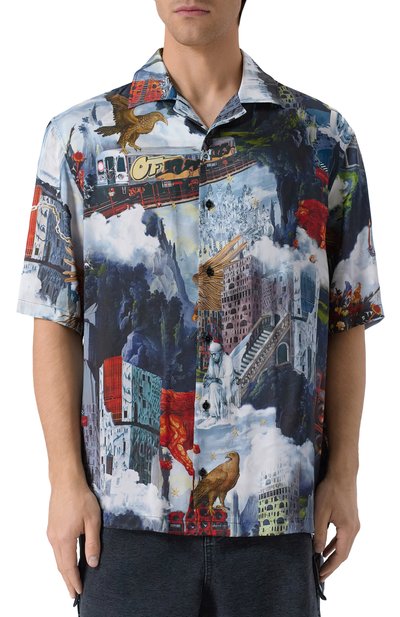 Рубашка из вискозы OFF-WHITE, арт. 0MGG01FF25FAB006, фото 3