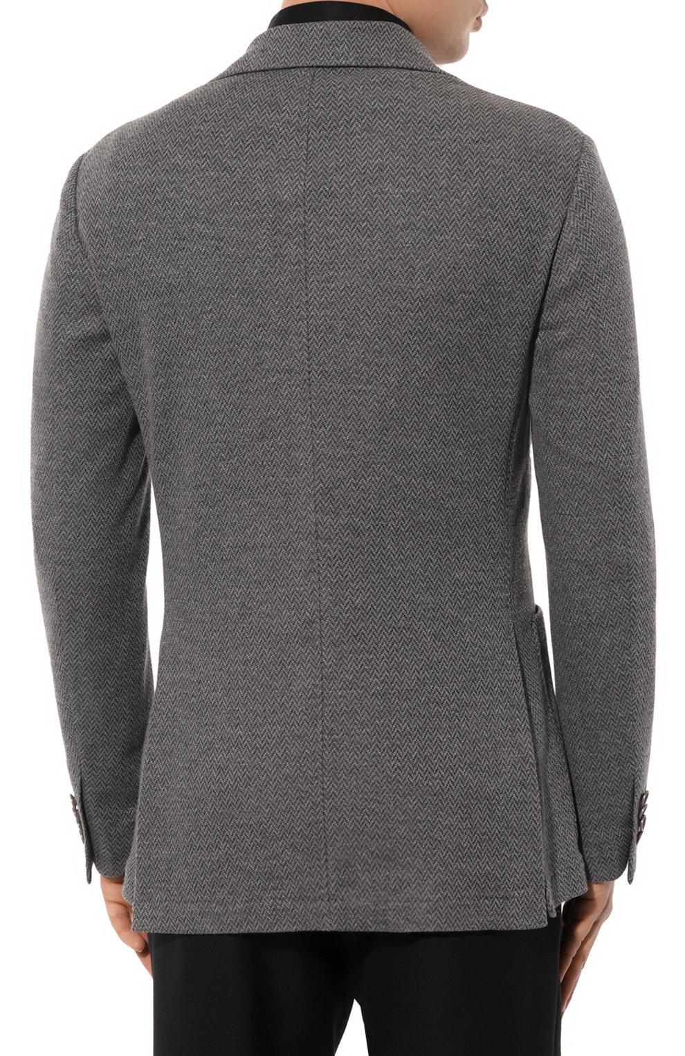 Пиджак из хлопка и шерсти CANALI, арт. J0147/JJ02161, фото 4