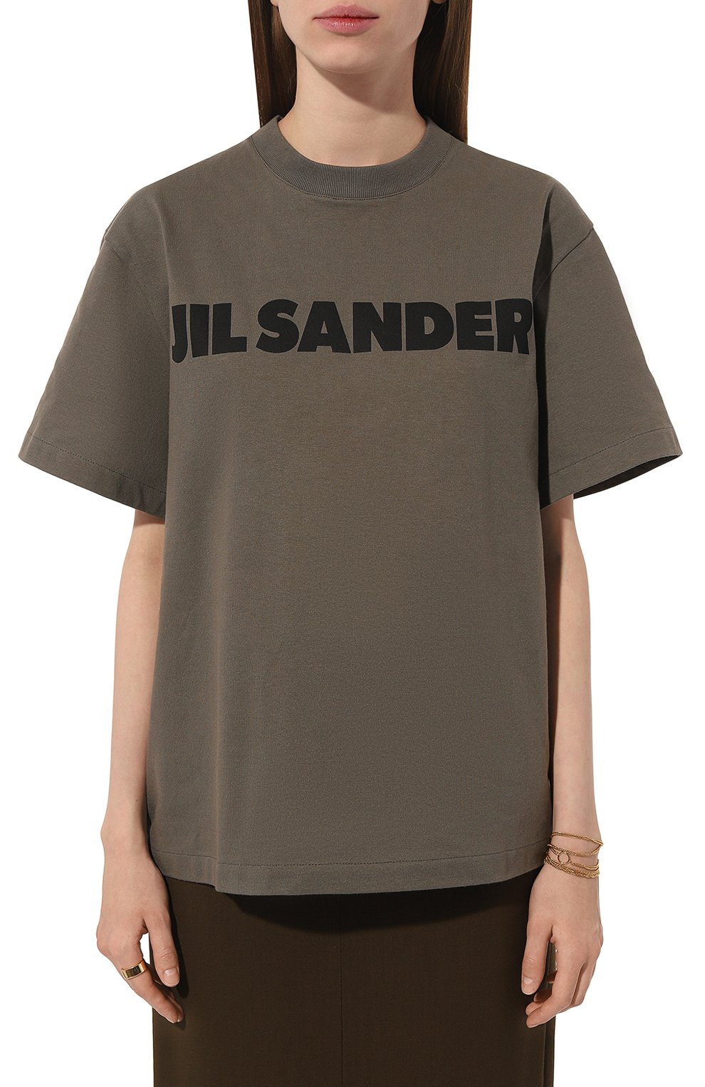 Хлопковая футболка JIL SANDER, арт. J02GC0001/J20215, фото 3
