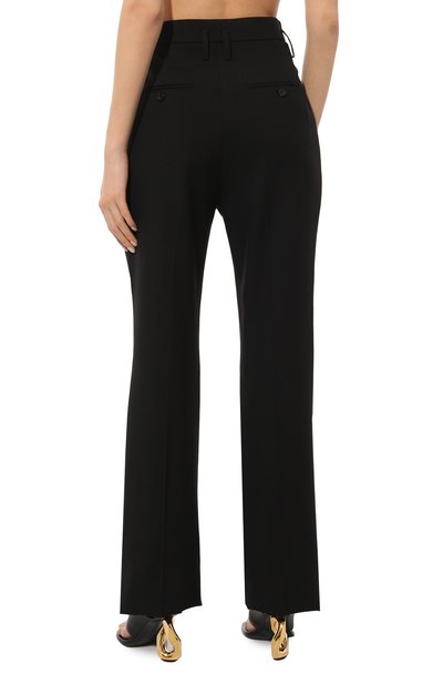 Шерстяные брюки SAINT LAURENT, арт. 698286/Y404W, фото 4