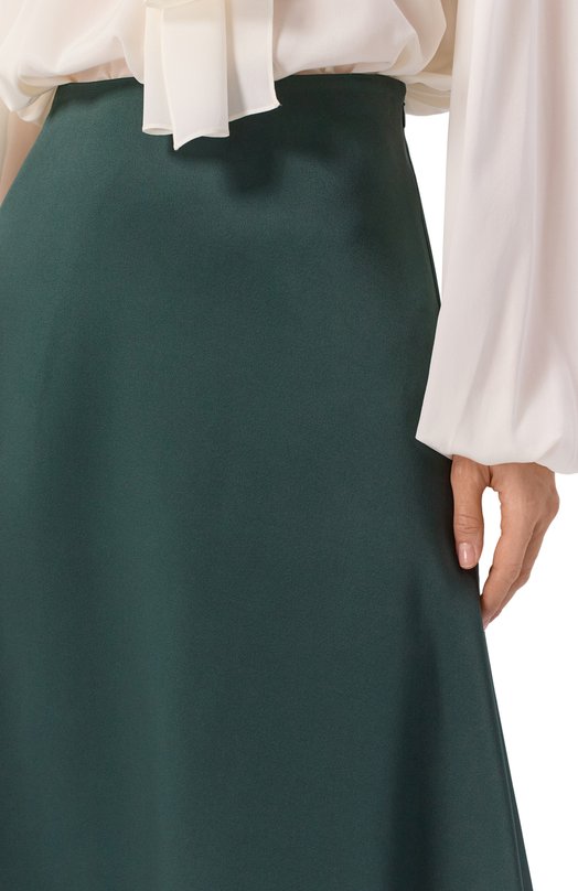 Атласная юбка Kiton D55204K0578G01 Зелёный  D55204K0578G01 Фото 5