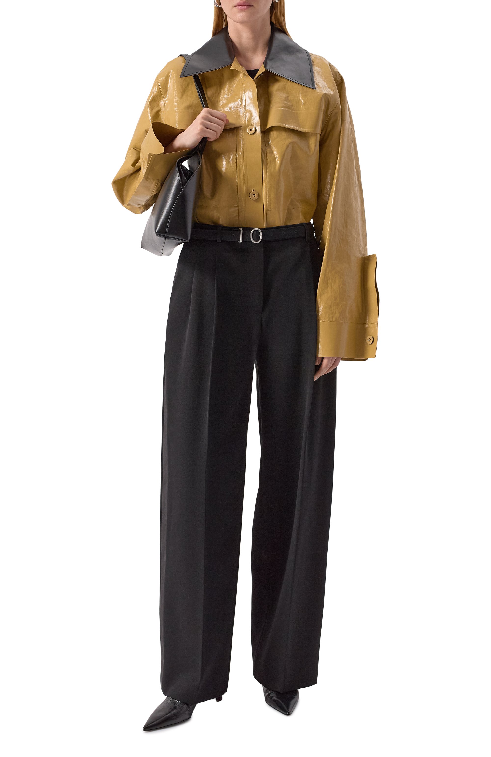 Шерстяные брюки JIL SANDER, арт. J04KA0116-J40021, фото 2