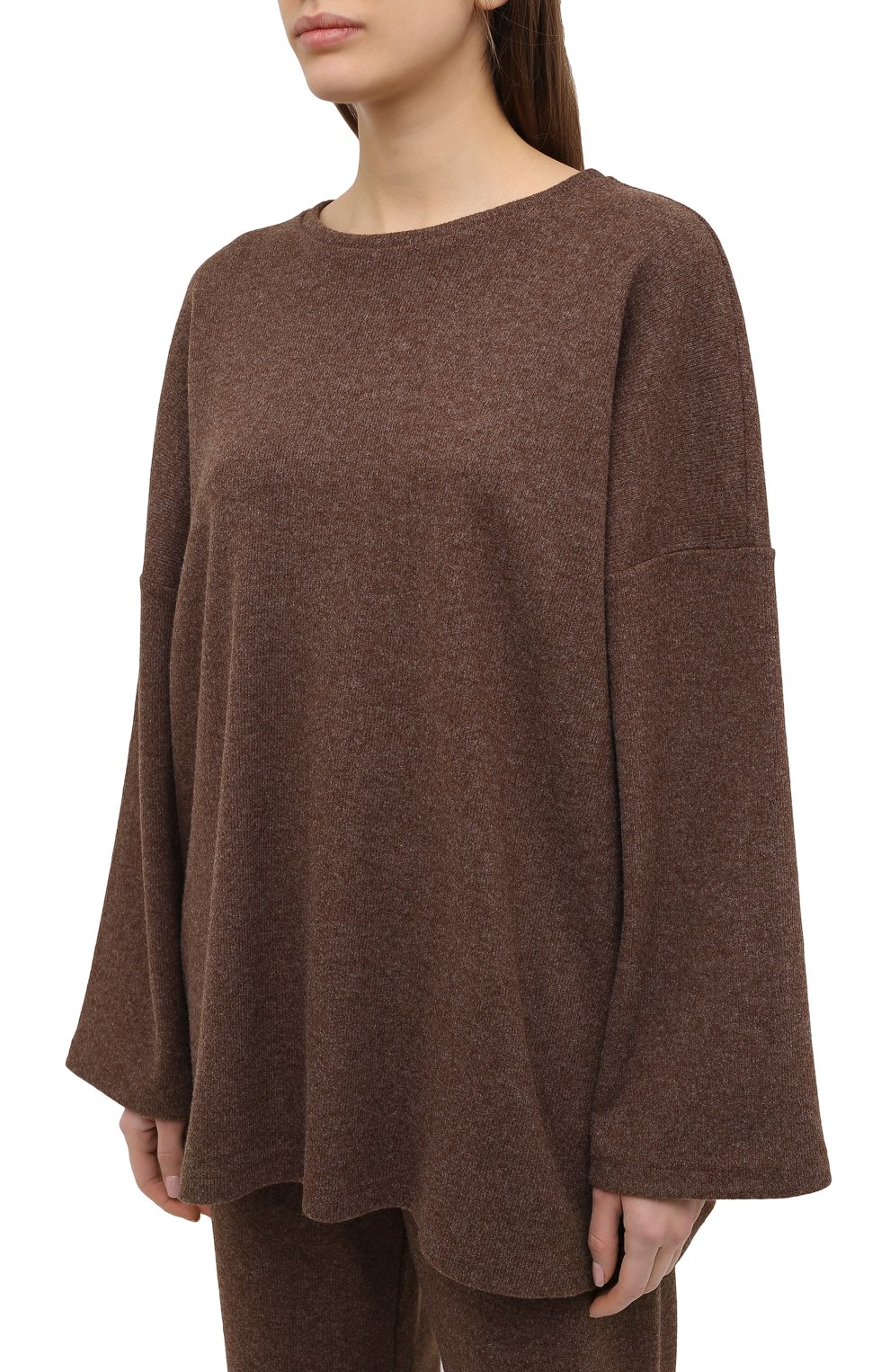 Костюм из шерсти и хлопка PEFORGIRLS коричневого цвета по цене 9500 руб., арт. PE.100.2022.10.50304.091, фото 2 Костюм из шерсти и хлопка PEFORGIRLS, арт. PE.100.2022.10.50304.091, фото 2