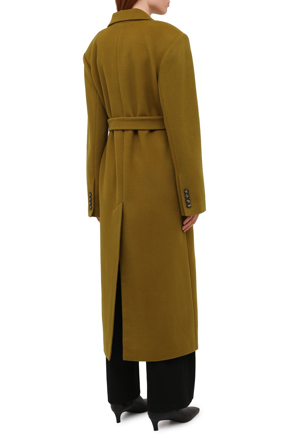 Пальто из шерсти и вискозы LESYANEBO, арт. FW21/H-405/OLZ, фото 4