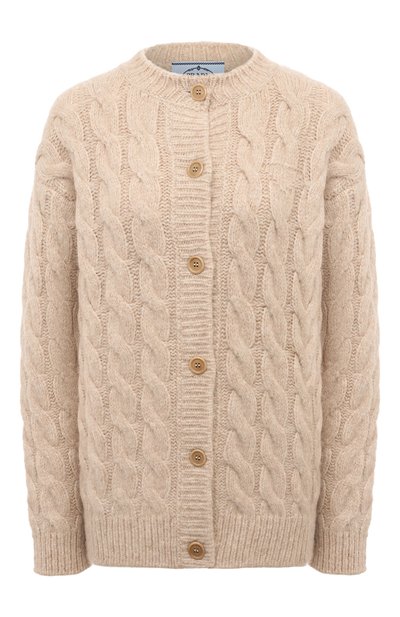 Женский шерстяной кардиган PRADA, арт. P25L08-10IA-F0507-212