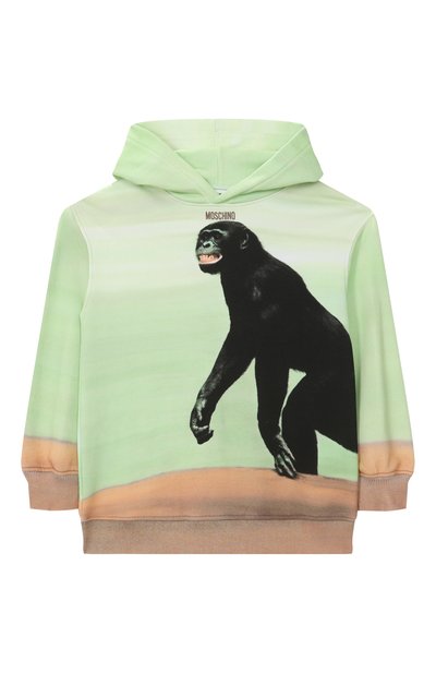 Хлопковое худи MOSCHINO, арт. HUF08Y/LCA52/4-8